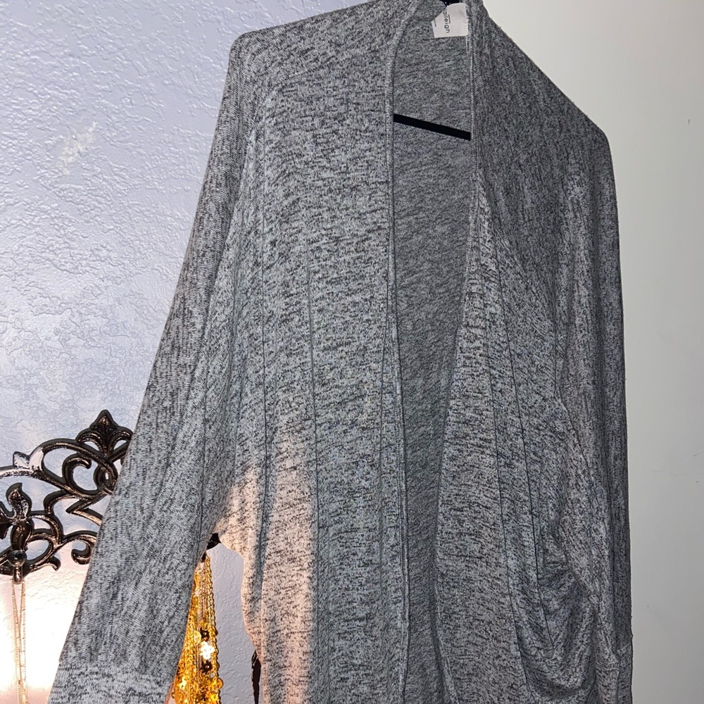 Charcoal Sweater Cardigan